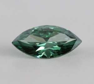 Marquise Cut Loose Diamond (0.76 Ct, Olive Green(Color Irradiated), SI1(ClarIty Enhanced))