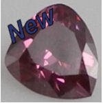 Fancy Pink Purple HPHT loose Triliant cut diamond