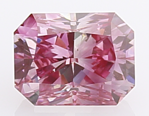 Pink Fancy Color Radiant Diamond, VS1 Clarity, 1.02 Carat