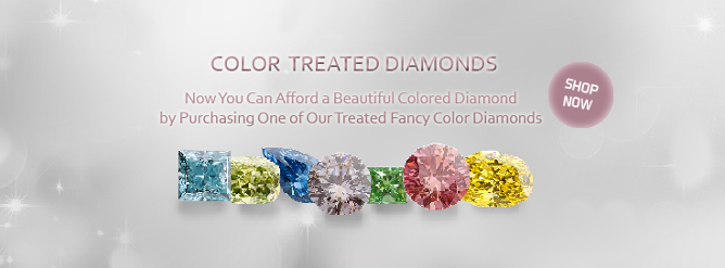 Great Savings on Fancy Color Treated Diamonds at CaratsDirect2U