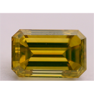 Emerald Cut Loose Diamond, Fancy Brownish Yellow, VS1 Clarity
