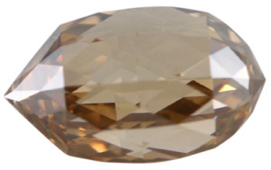 Briolette Cut Loose Diamond (4.24 Ct, Natural Fancy Brown Orange Color, SI1 Clarity) GIA Certified