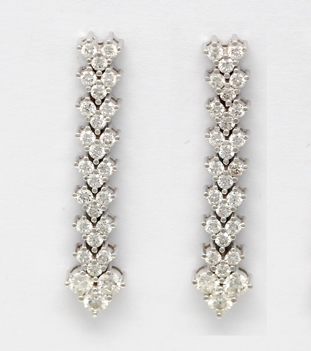 Journey diamond earrings